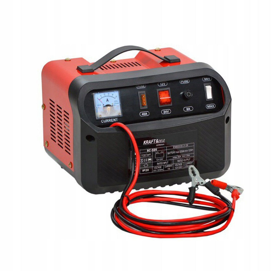 CAR RECTIFIER LOADER START Kraft&Dele 12-24V 40A 300Ah KD1909 Manufacturer's catalog number KD1909