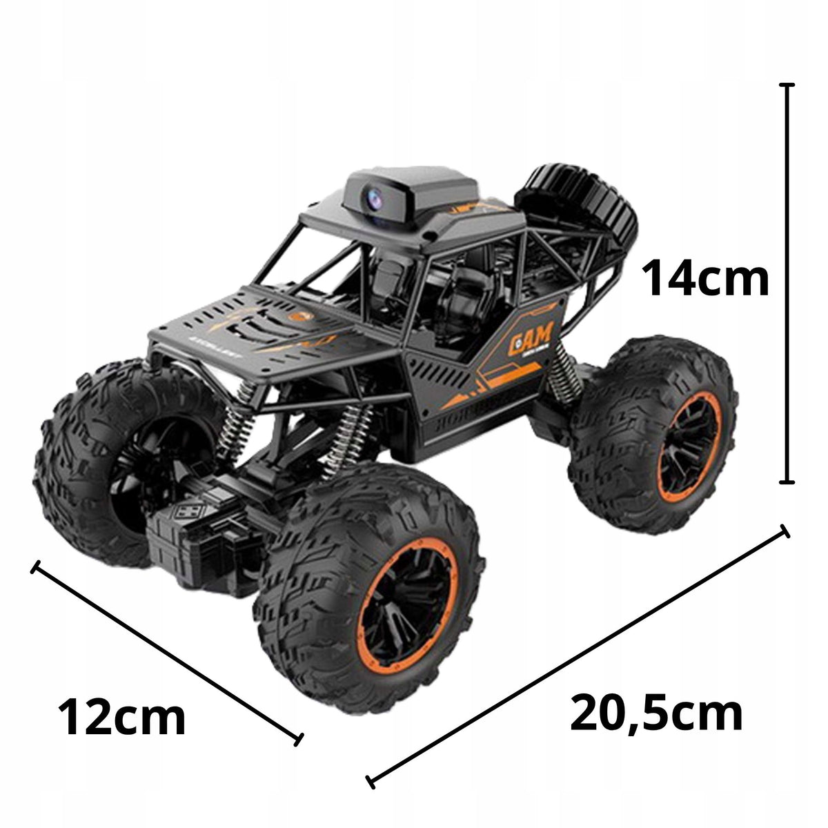 CAR REMOTE CONTROLLED AUTO RC METAL OFF-ROAD CAMERA WI-FI BATTERY Packaging status original