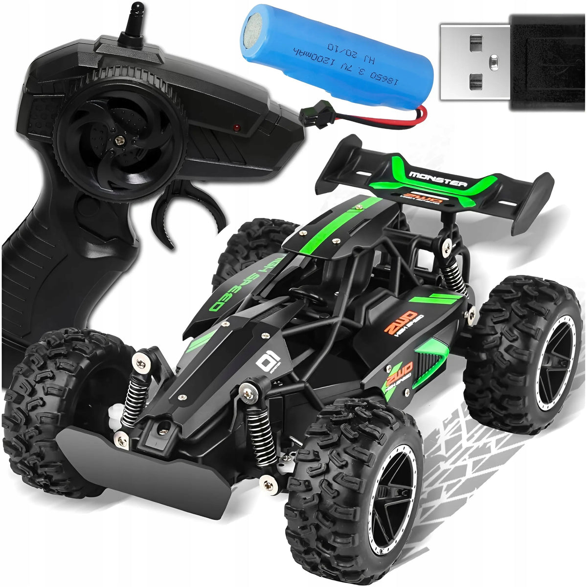 CAR REMOTE CONTROLLED CAR FOR REMOTE CONTROL LARGE RC MONSTER DRIFT DURABLE Manufacturer code AUTO ZDALNIE STEROWANE MONSTER DRIFT MEMFLOW