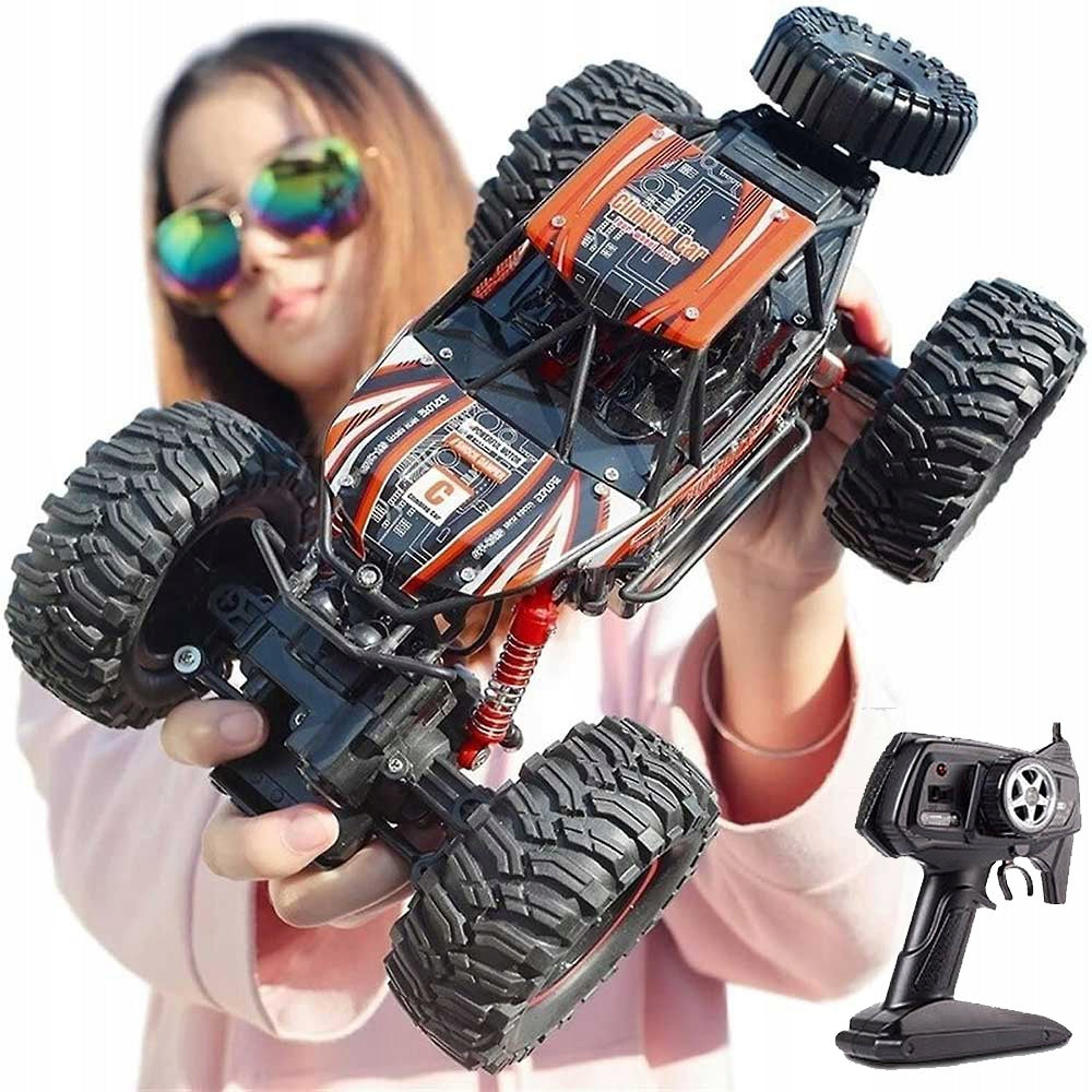 CAR REMOTE CONTROLLED MONSTER AUTO RC 4X4 WHEELS XXL + REMOTE CONTROL BATTERY
