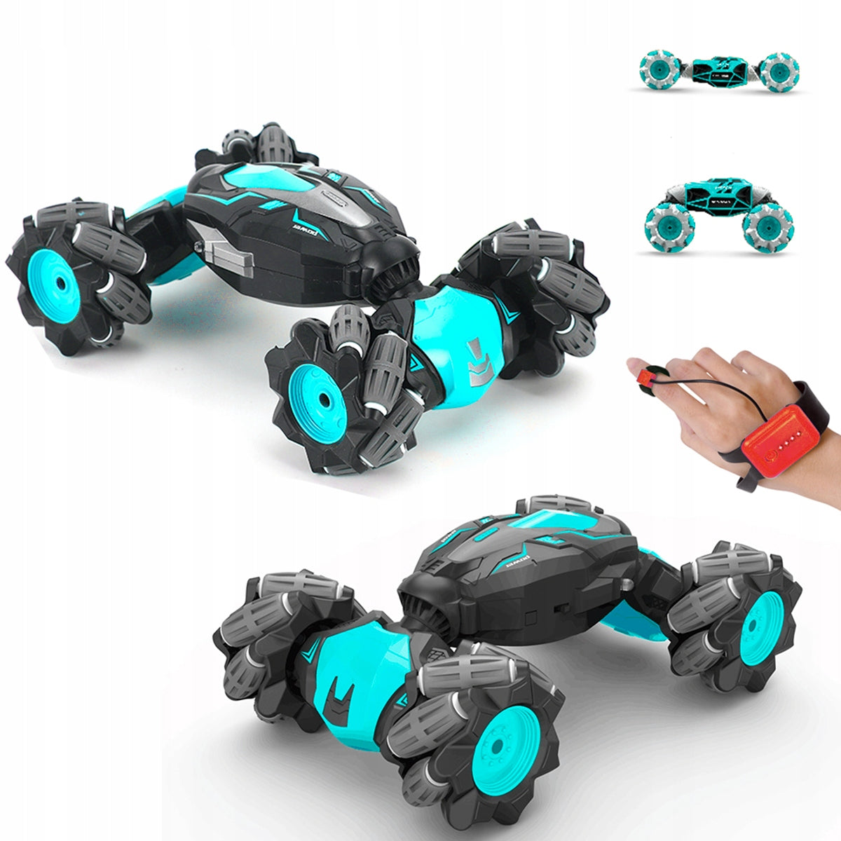 CAR REMOTE CONTROLLED RC HAND GESTURES REMOTE CONTROL AUTO LED BACKLIGHT 4x4 Packaging status original
