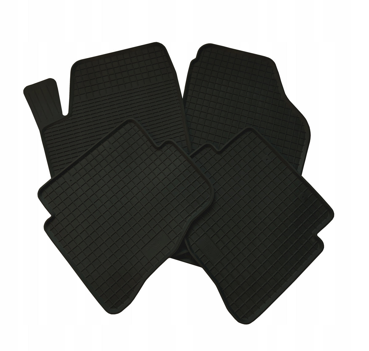 CAR RUGS RUBBER HIGH RIM CUSTOMIZED TRAY + CENTER TUNNEL Manufacturer's catalog number GUM DOPASOWANA KORYTKO TUN