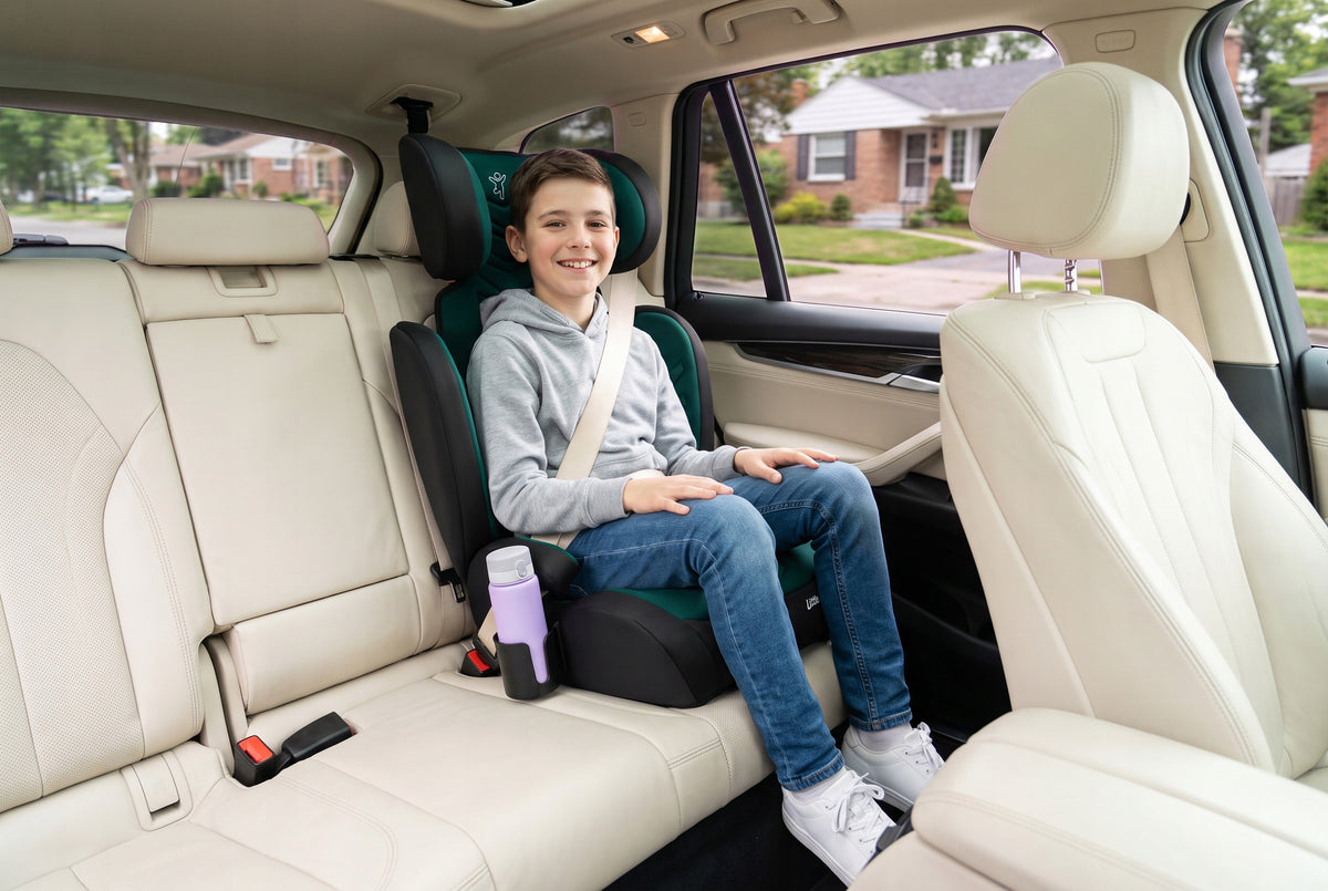 CAR SEAT 2in1 STAND 15-36kg LARGE R129 + ISOFIX ORGANIZER Brand Little Rider