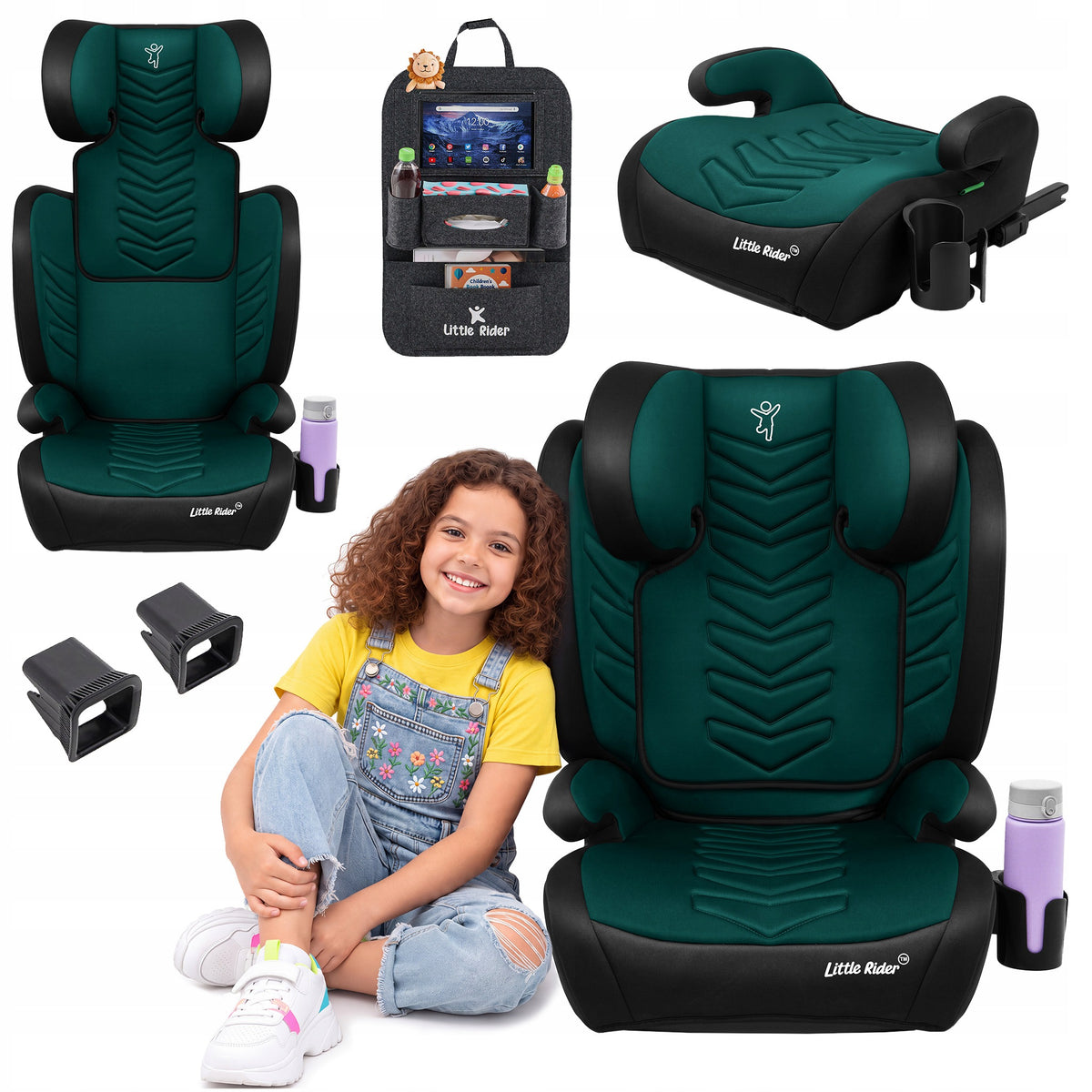 CAR SEAT 2in1 STAND 15-36kg LARGE R129 + ISOFIX ORGANIZER
