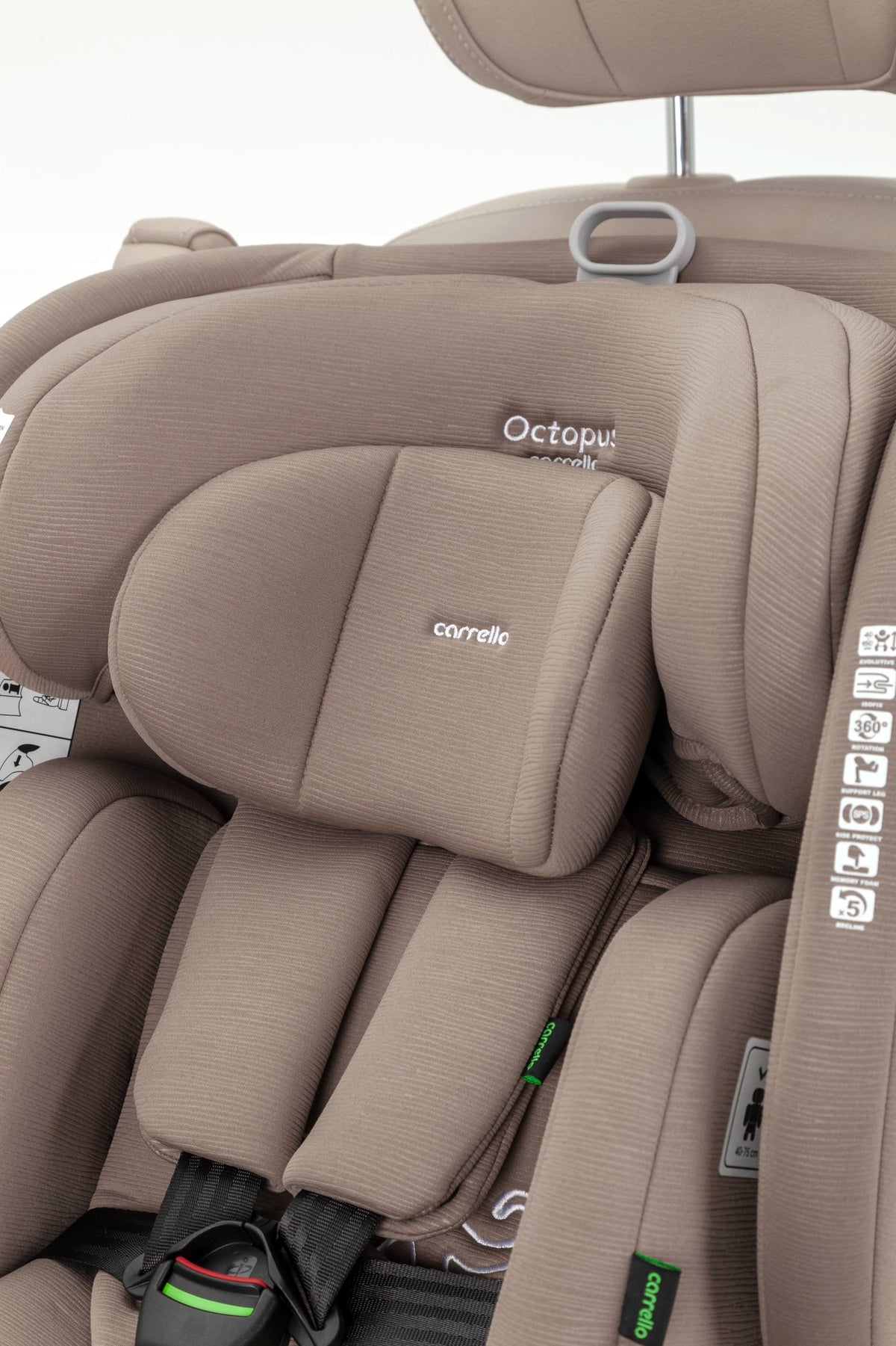 CAR SEAT CARRELLO I-SIZE R-129 0-36KG SPS SWIVEL 360° 40-150CM Brand Carrello