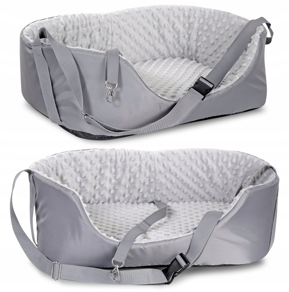 CAR SEAT FOR DOG TRANSPORTER FOR CAR 50x40cm MINKY Brand Dogsy