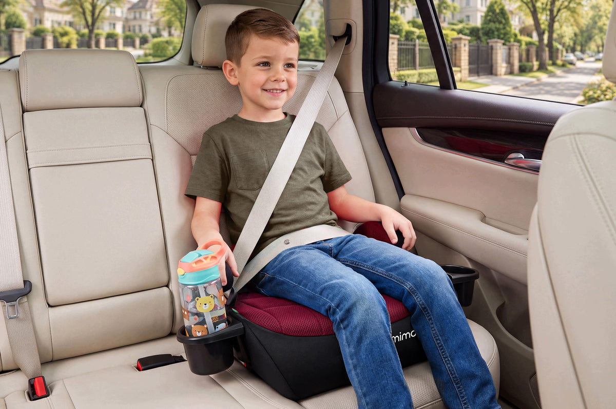 CAR SEAT PAD SEAT MIMORI BURGUNDY R129 125-150 CM Manufacturer code 5905226128468