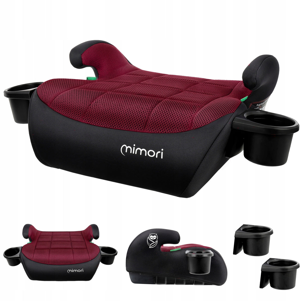 CAR SEAT PAD SEAT MIMORI BURGUNDY R129 125-150 CM
