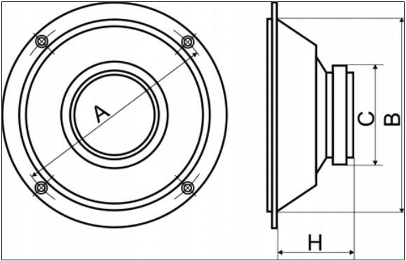 CAR SPEAKERS | PEIYING PY-AQ504S | 5" 80W 2pcs Manufacturer Peiying
