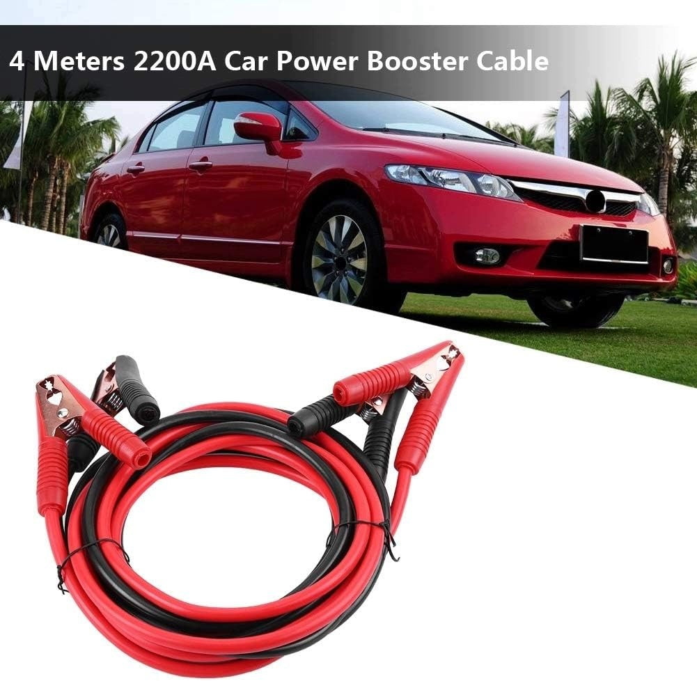 CAR STARTER CABLE 4M 2200A COPPER PROTECTION Length 6.4 m