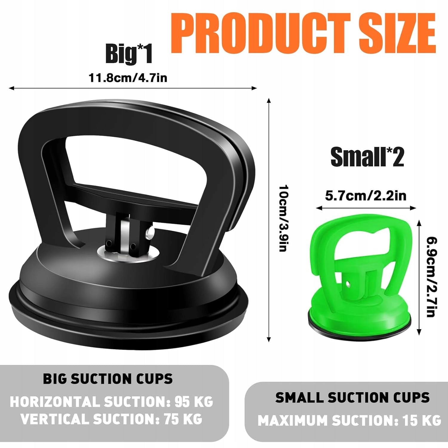 CAR SUCTION CUP 3 PIECES PROSE DENT TOOL SET Brand no brand