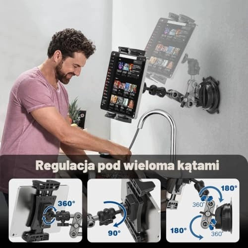 CAR TABLET HOLDER 360 SUCTION CUP METAL IPHONE IPAD metal Model NBJD5908336597636