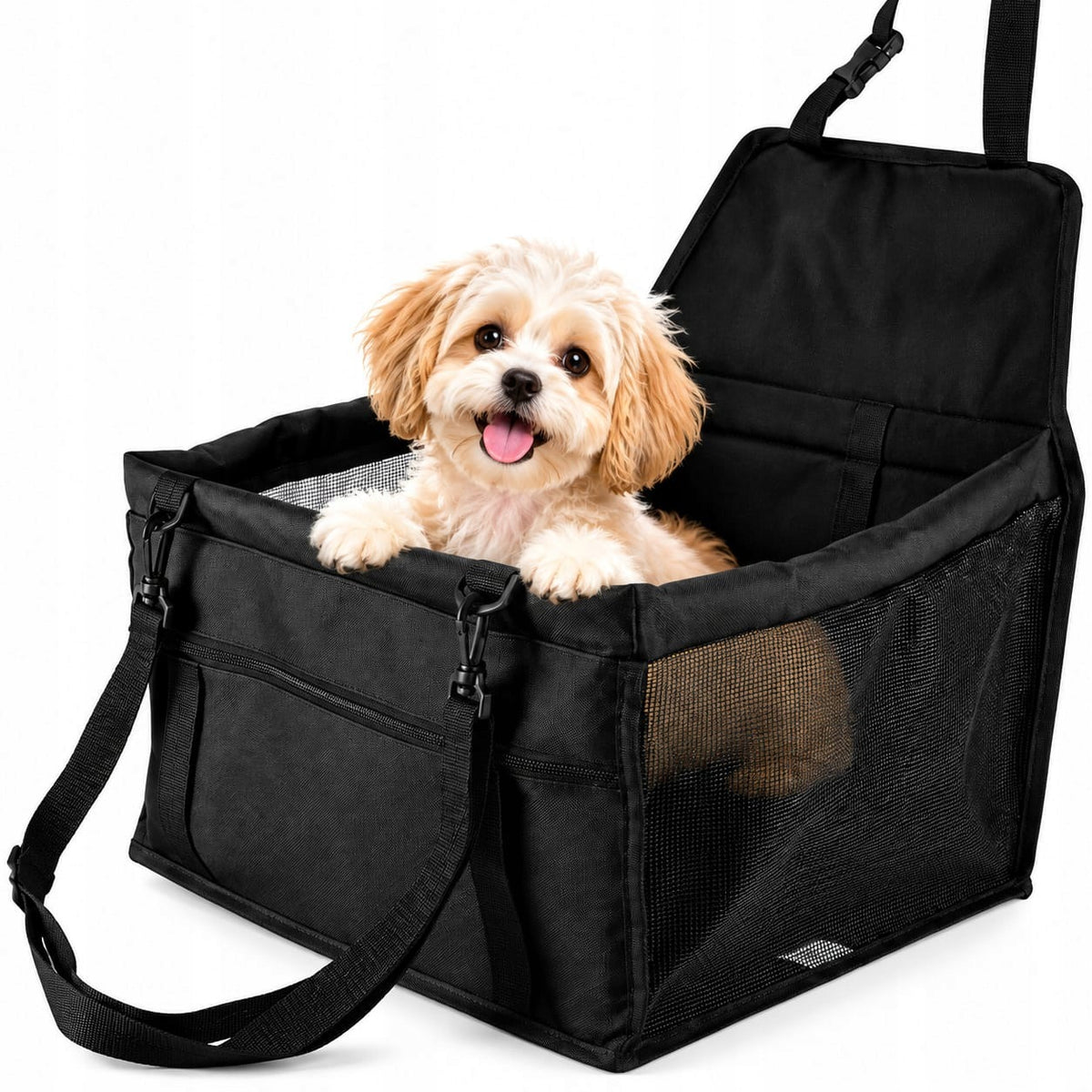 CAR TRANSPORTER FOR CAT DOG SEAT FOR CAR BLACK Brand no brand