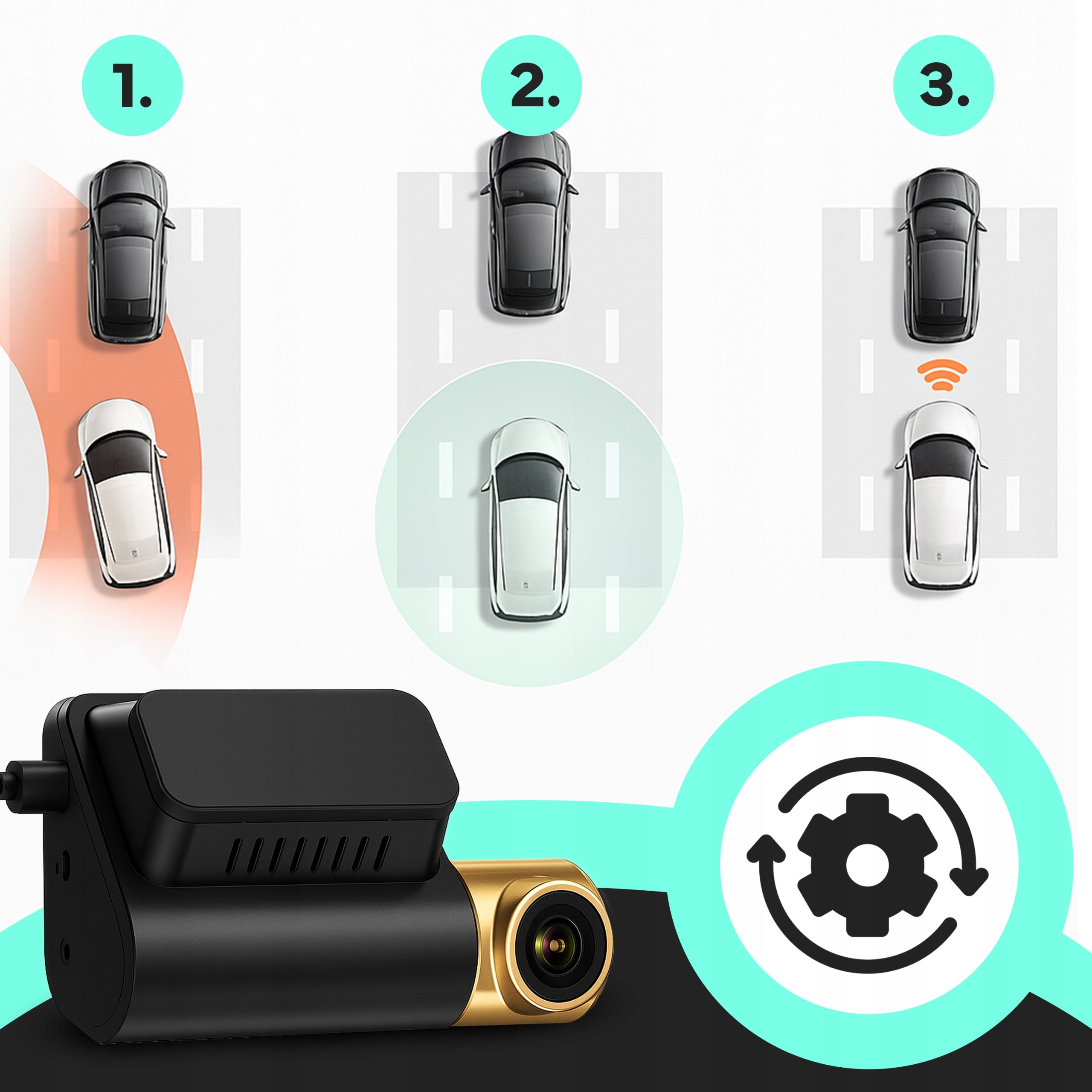 CAR VIDEO RECORDER CAR CAMERA FULL HD MODULE GPS G-SENSOR Model wideorejestrator