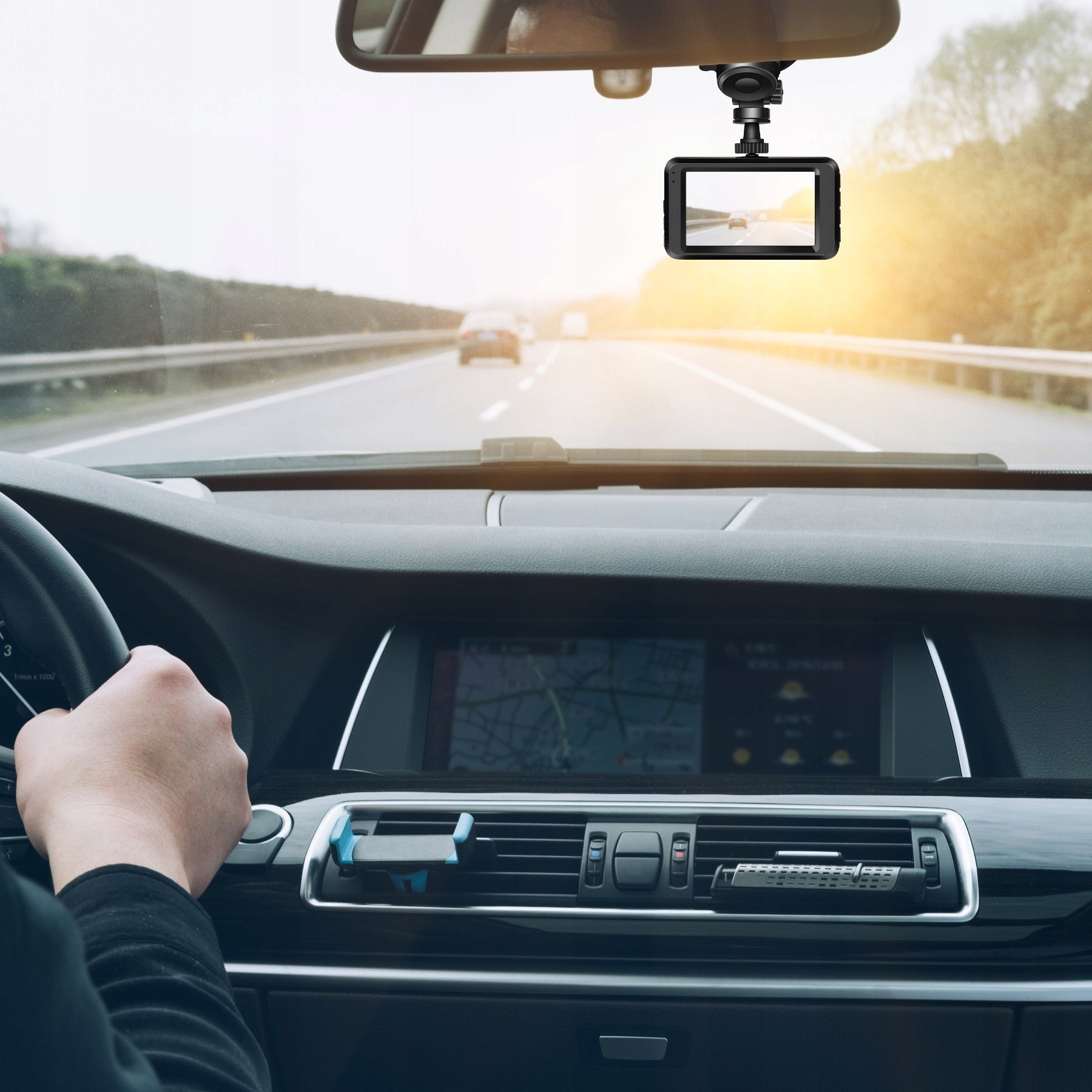 CAR VIDEO RECORDER CAR CAMERA QUALITY 2K HDR POLISH MENU Recording quality Full HD (1920 x 1080)