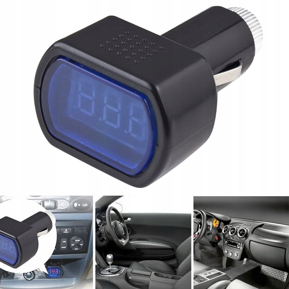 CAR VOLTMETER 12V 24V BATTERY TESTER FOR LED CIGARETTE LIGHTER Manufacturer code Woltomierz samochodowy LED