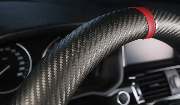 CARBON STEERING WHEEL COVER BLACK SPORT EAN (GTIN) 5902335233380