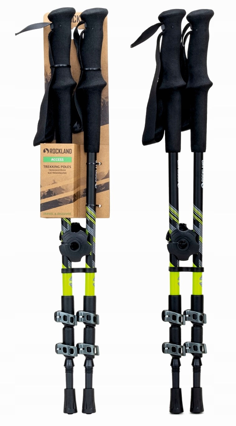 CARBON TREKKING POLES NORDIC WALKING ROCKLAND ACCESS 67x135cm Brand Rockland