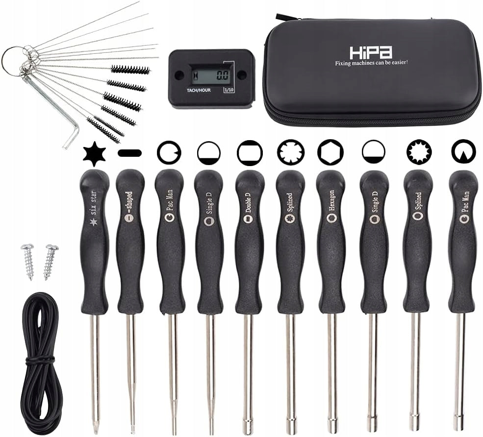 CARBURETOR ADJUSTMENT WRENCHES SCREWDRIVER SET OF WRENCHES + Display