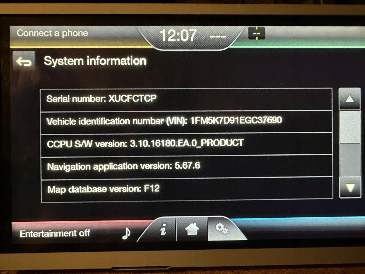 CARD Map to FORD Sync 2 Europe LATEST EDITION 2024/2025 Brand Ford