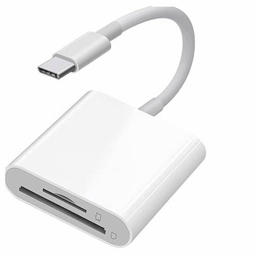 CARD READER USB C SD 2IN1 ADAPTER IPHONE 15 IPAD MACBOOK FAST TRANSFER