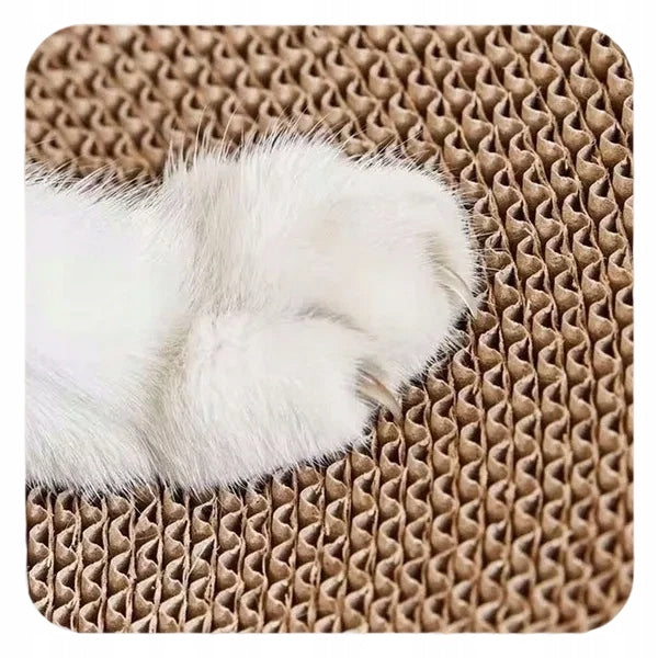 CARDBOARD SCRATCHER FOR CAT SOFA BED CARDBOARD SOFA DECKCHAIR 60x27x33 CM Packaging status original