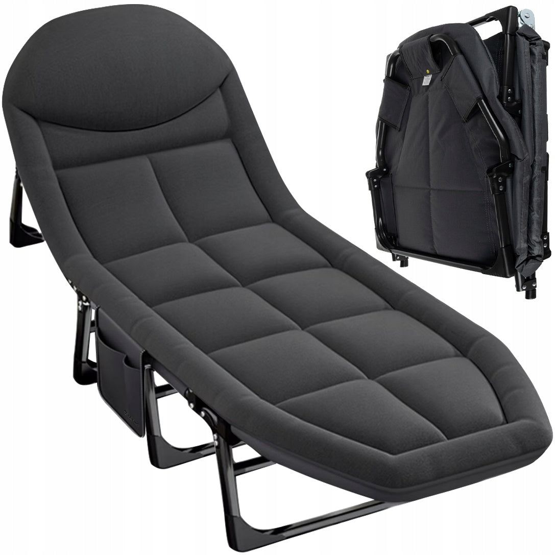 CARP Bed Folding up to 150kg Field Sun Lounger Canadian Couch + MATTRESS