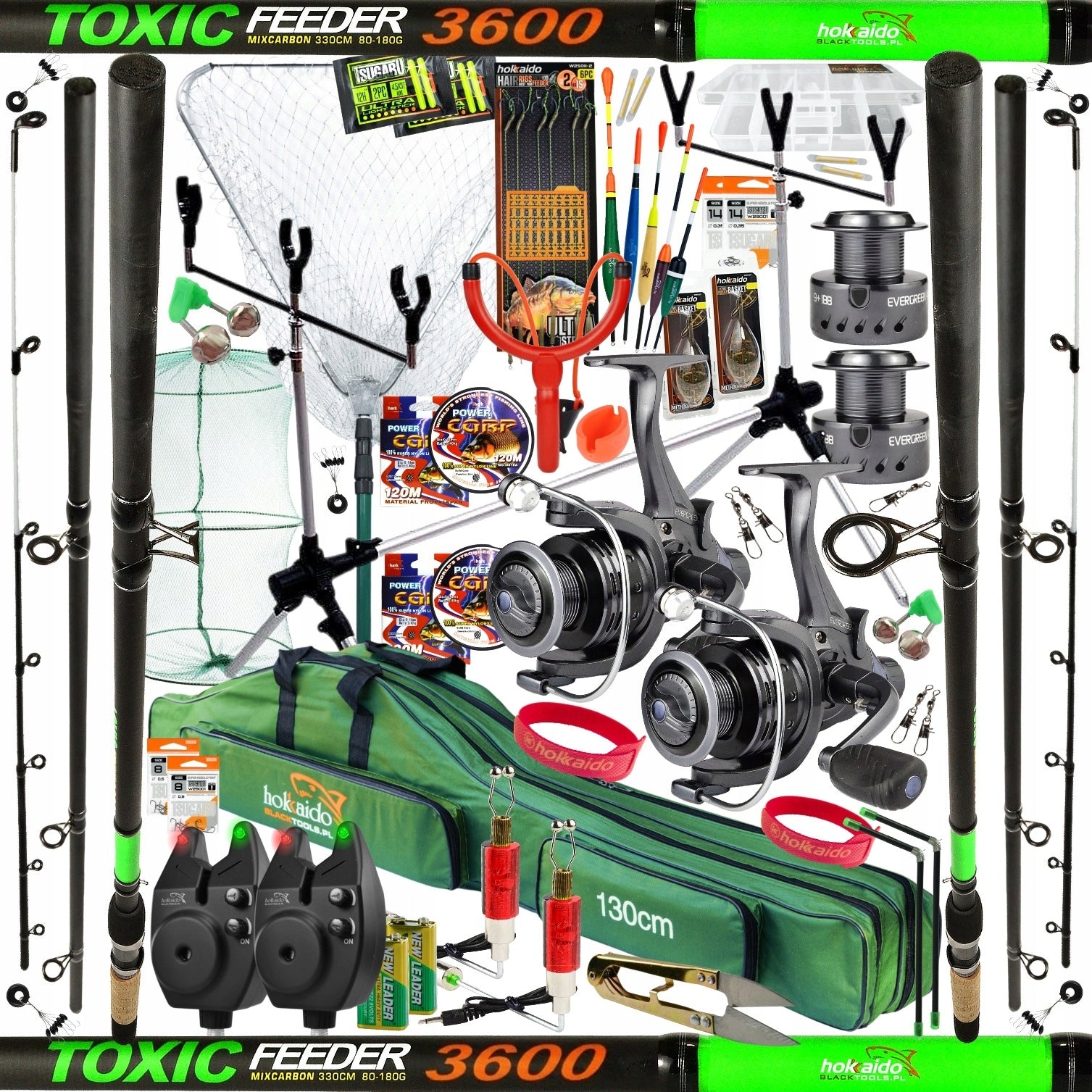 CARP FISHING SET RODS REELS ROD POD ALL HOKKAIDO