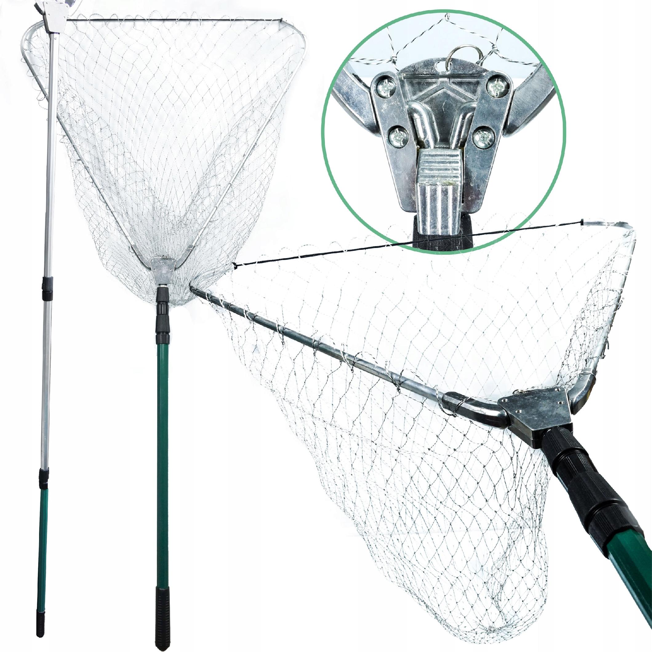 CARP LANDING NET HOKKAIDO 60x60 230CM FISHING LINE telescope