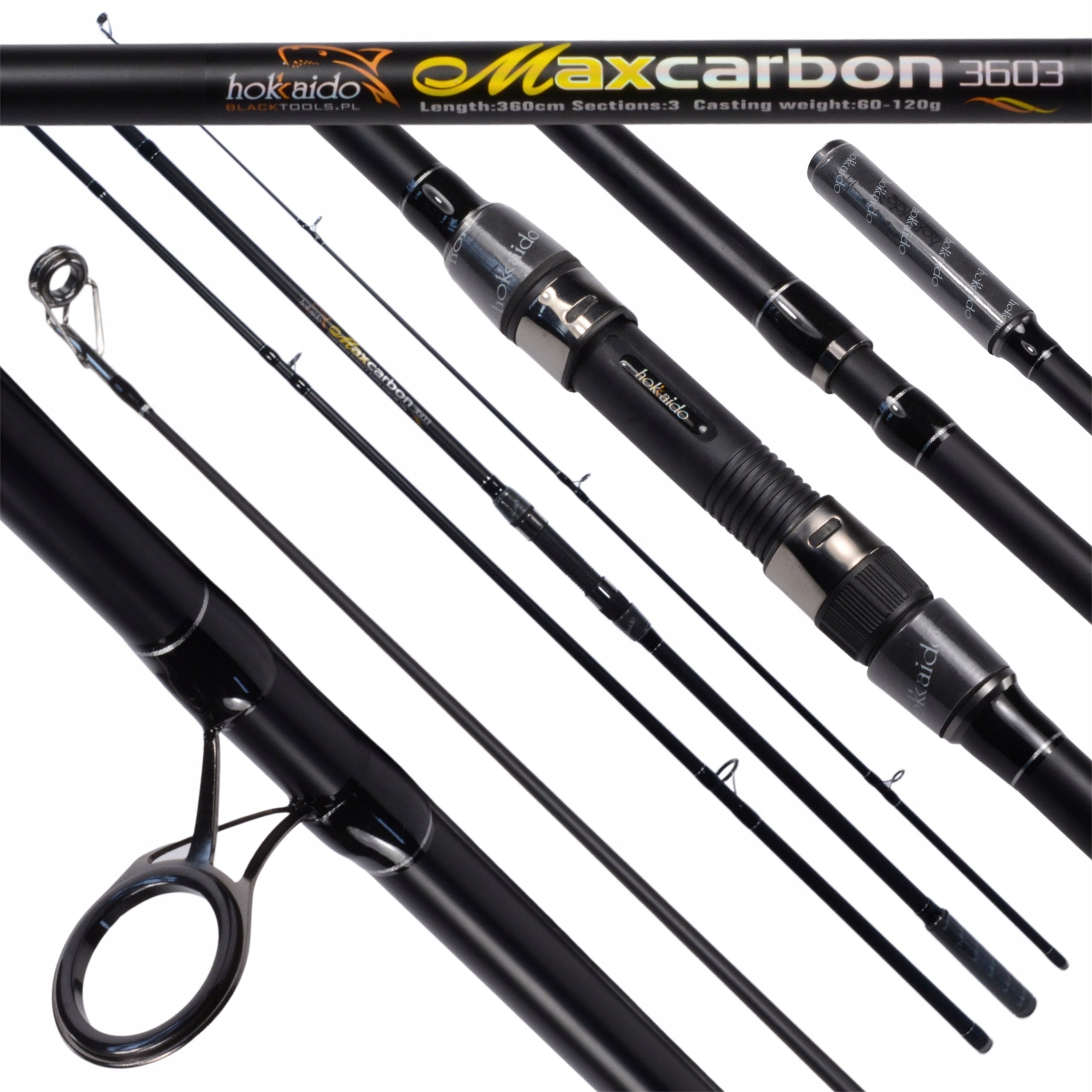 CARP ROD HOKKAIDO MAXCARBON 3,6M 60-120G PREMIUM PARABOL