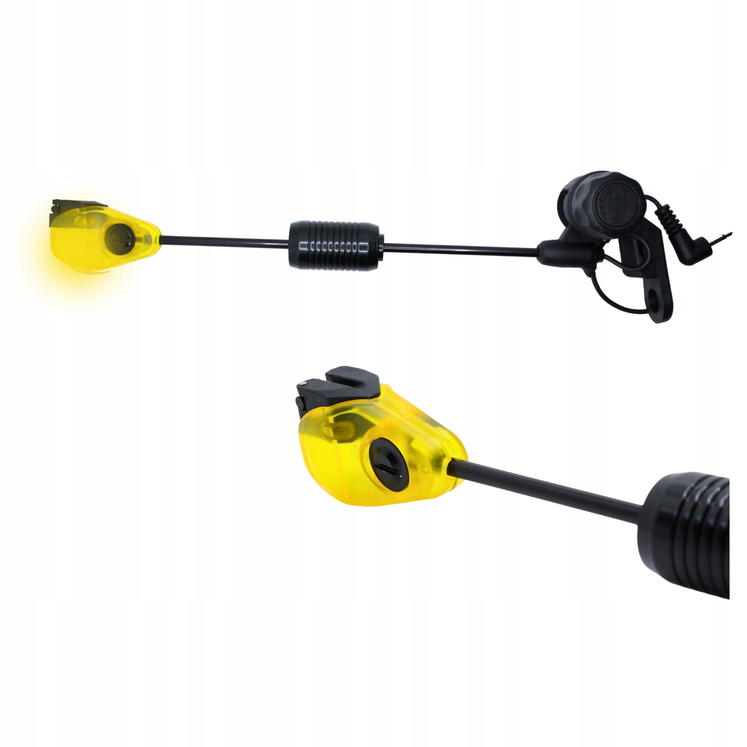 CARP SWINGER LED YELLOW GLOWING MAGNETIC BEACON HANGER FISHING RODS