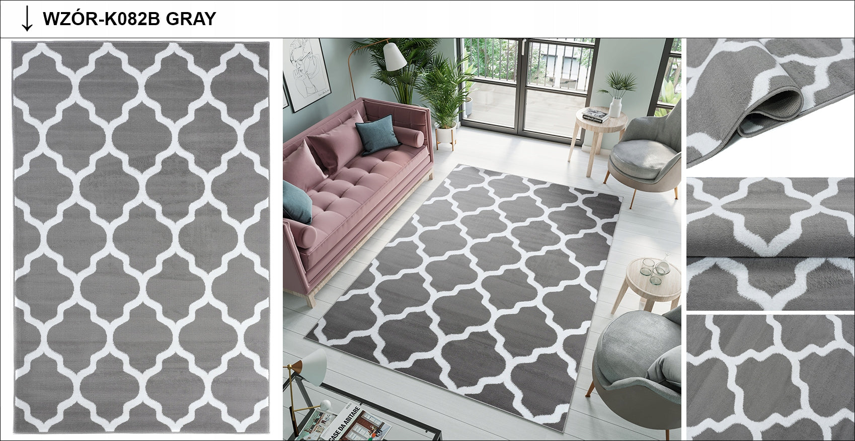 CARPET 180x250 BCF LUXURY SOFT MODERN DESIGNS Brand Dywany Chemex