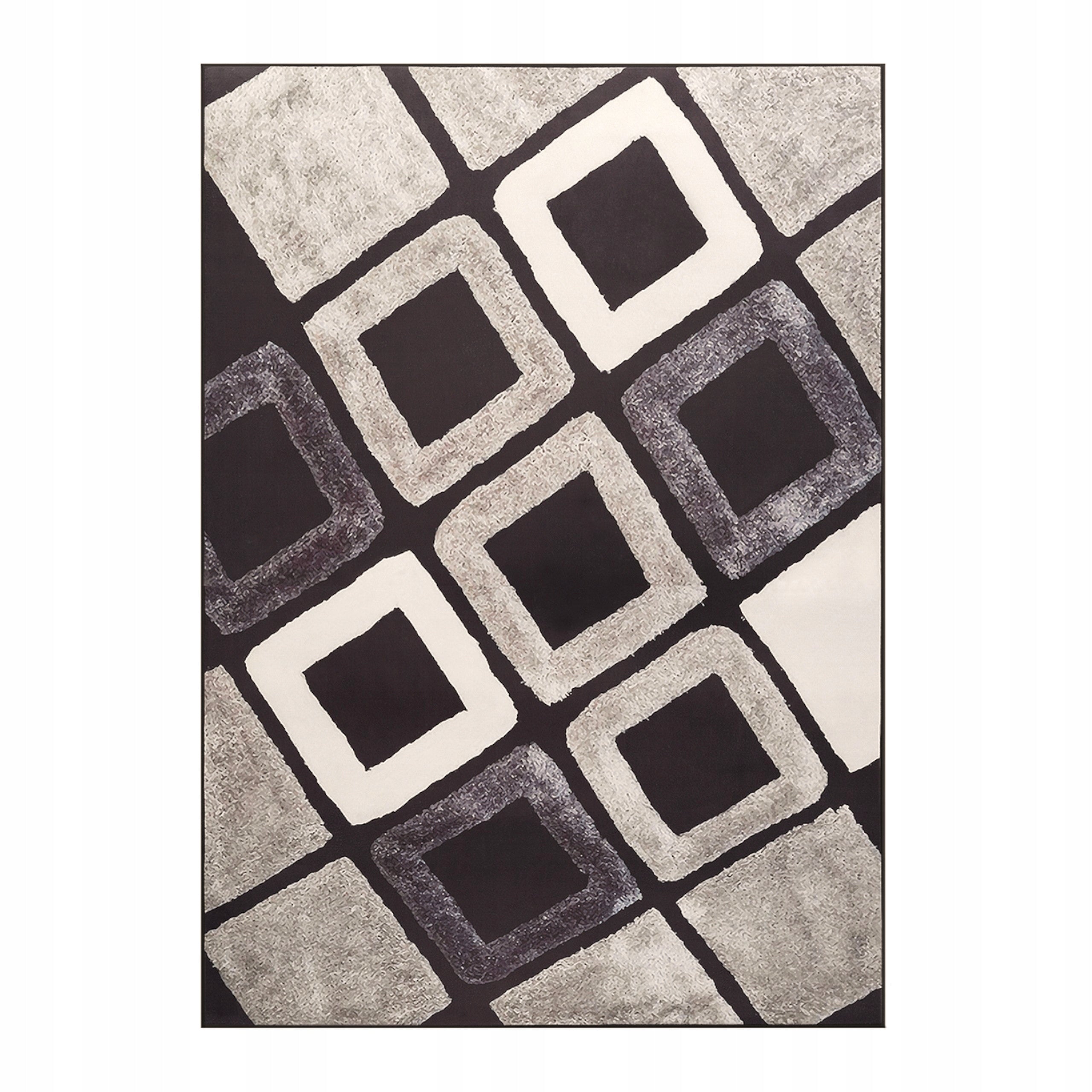 CARPET 200X300 BROWN-BLACK FOR LIVING ROOM BEDROOM ROOM NON-SLIP BCF
