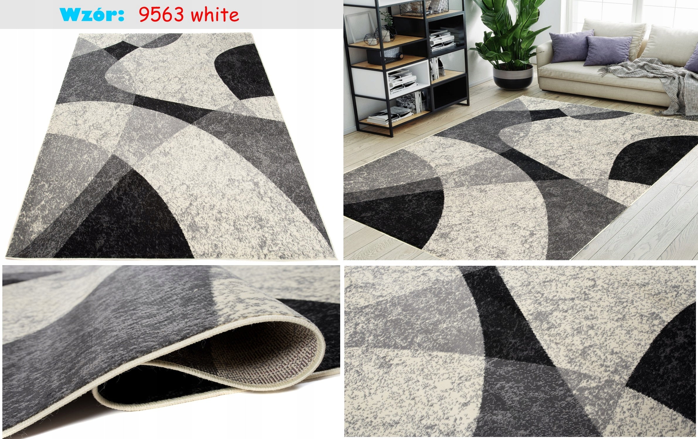 CARPET BCF 200x300 MODERN COLORFUL SOLID mix Brand Dywany Chemex