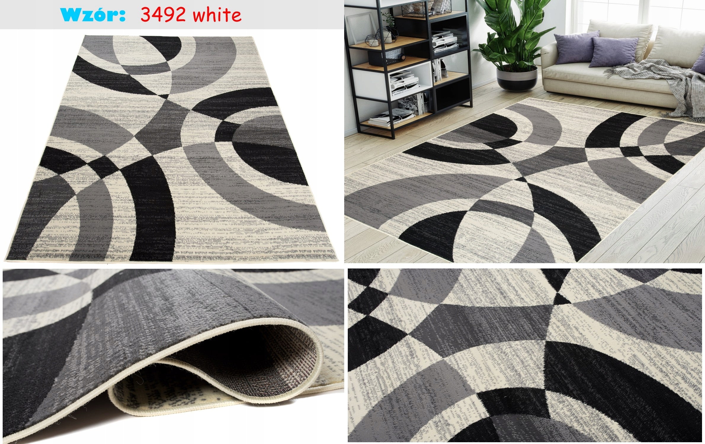 CARPET BCF 200x300 MODERN COLORFUL SOLID mix Manufacturer code Dywan