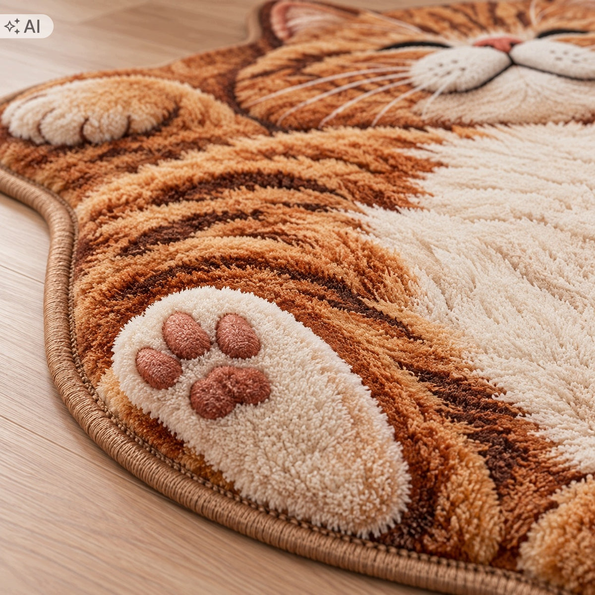 CARPET CAT RED 120X60 FOR CHILDREN'S ROOM LIVING ROOM PREMIUM SOFT 3D EFFECT Brand no brand