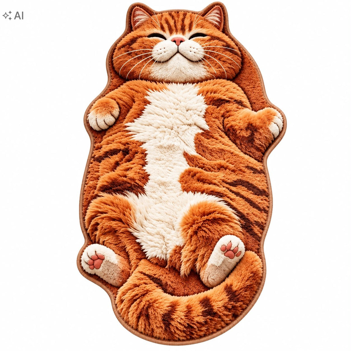 CARPET CAT RED 120X60 FOR CHILDREN'S ROOM LIVING ROOM PREMIUM SOFT 3D EFFECT