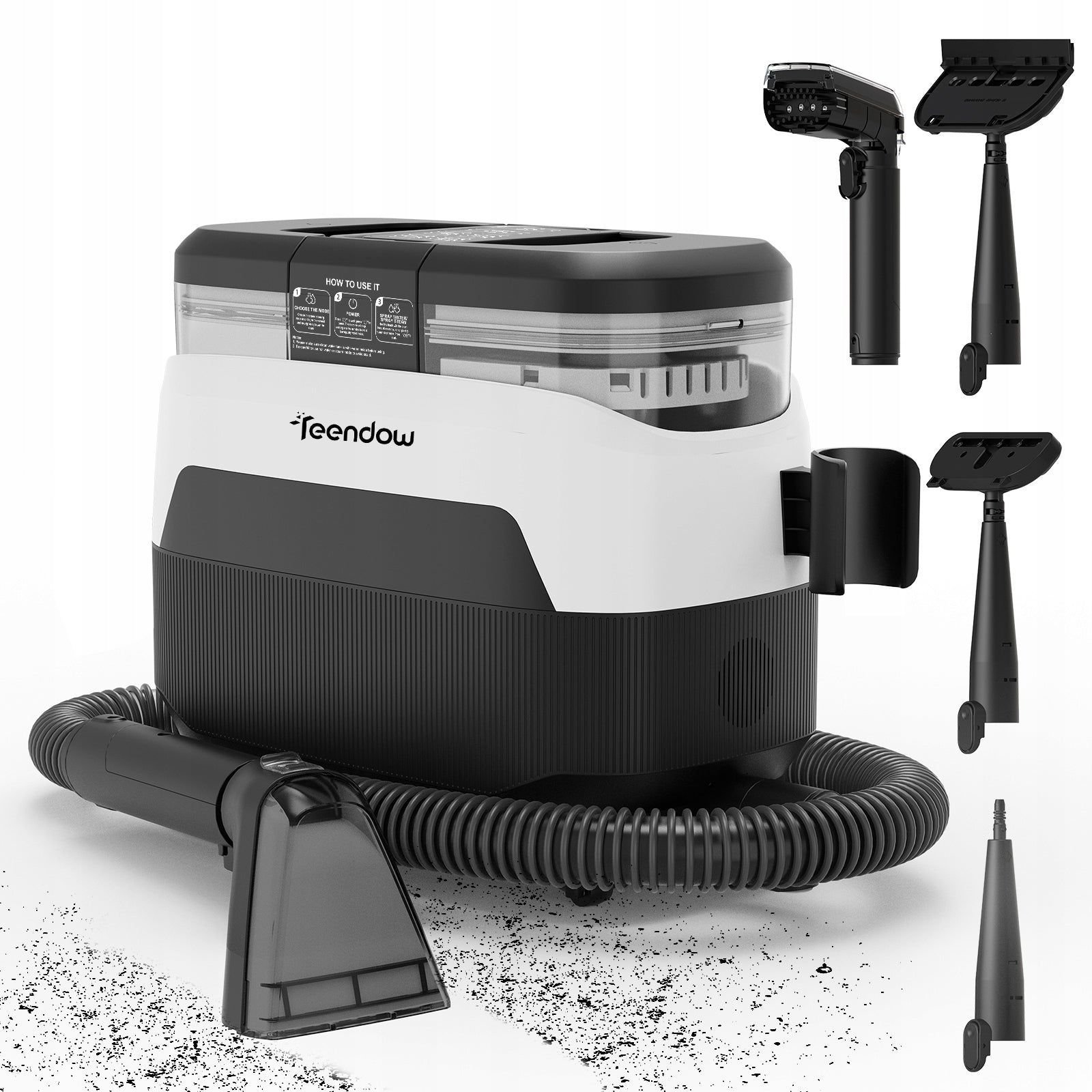 CARPET CLEANER TEENDOW C6 MAX 1650W 12000PA STEAM AND SUCTION Brand no brand