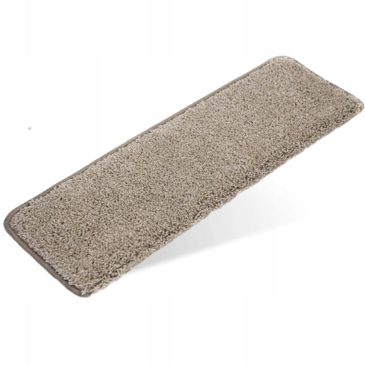 CARPET COVERS FOR STAIRS RUGS SHAGGY FLUFFY 2CM STYLISH BEIGE