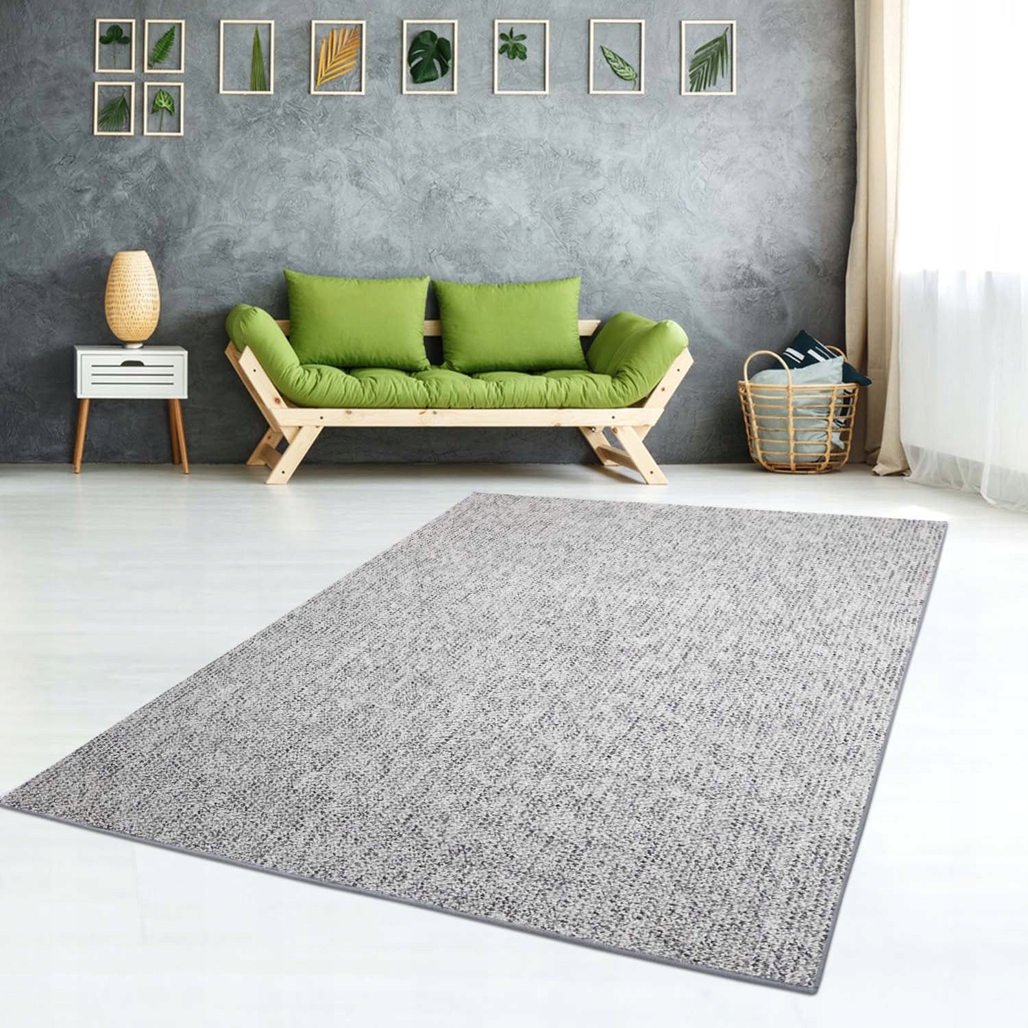 CARPET DURABLE DENSE STRING CARPET GREY 200x300cm Brand ELSIMONE CARPET