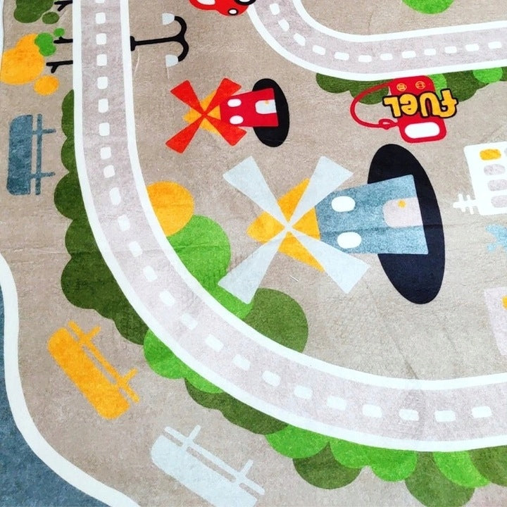 CARPET FOR CHILDREN'S ROOM CITY STREETS SOFT PREMIUM 100x150 Brand no brand