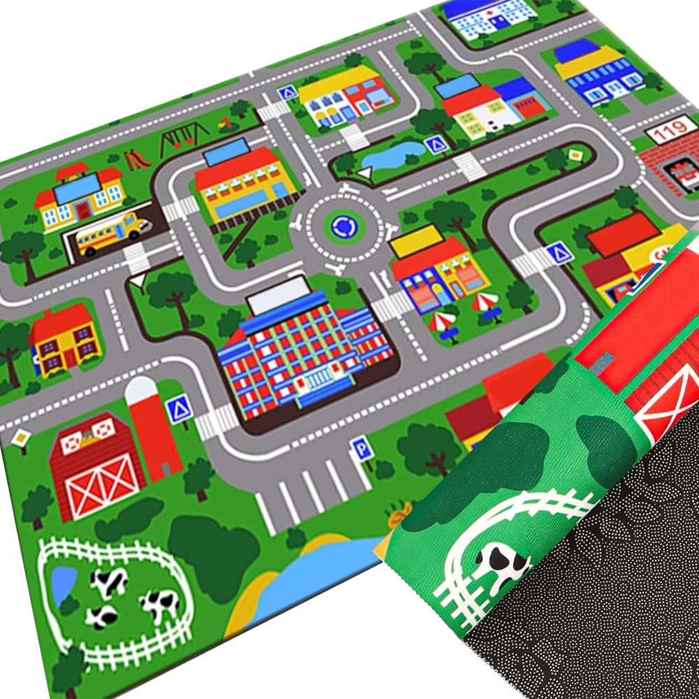 CARPET MAT WITH STREETS CITY ROAD TO PLAY FOR CHILDREN STREET EAN (GTIN) 5904888066644