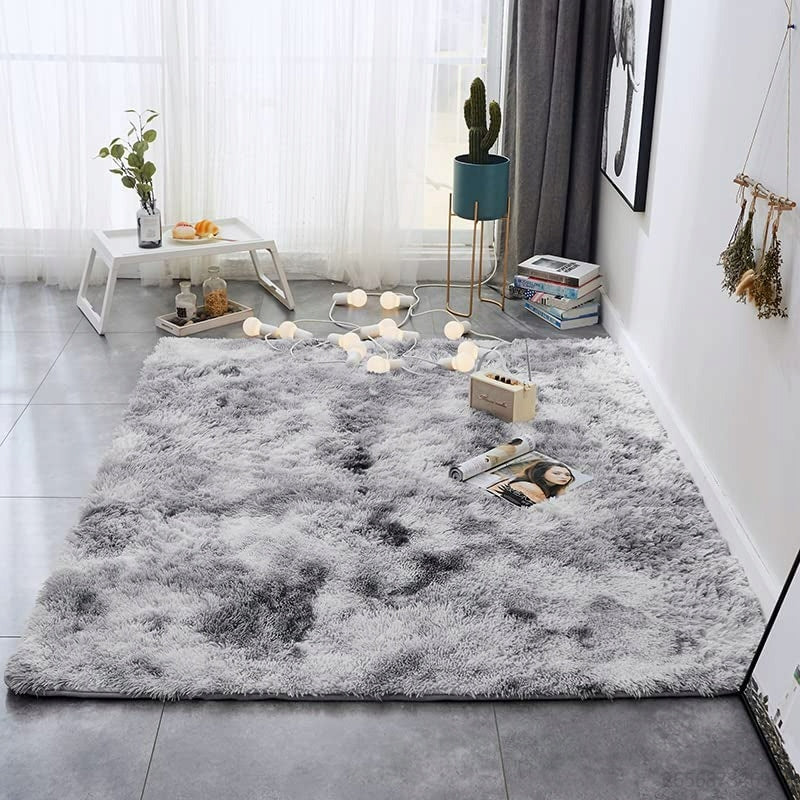 CARPET PLUSH SHAGGY LIGHT GREY SOFT FURRY ITALIAN 300x200 CM Manufacturer code DYWAN PLUSZ JASNY SZARY DO POKOJU SALONU