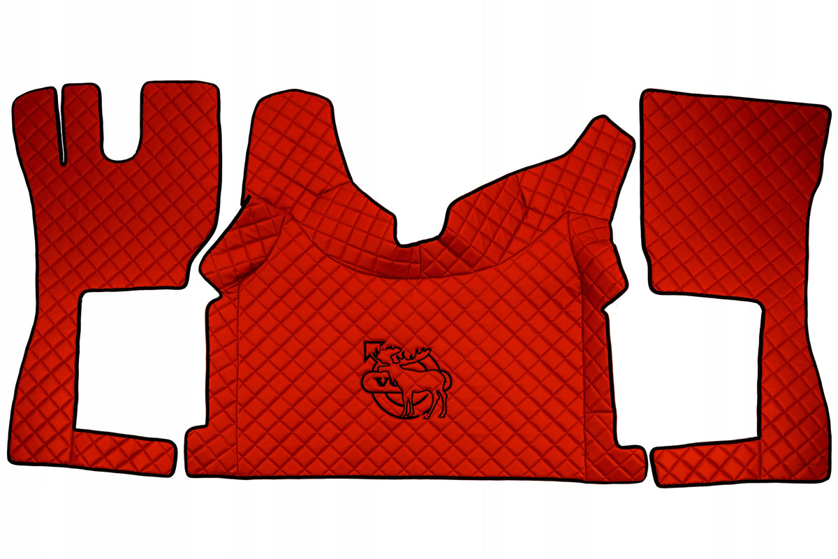 CARPET RUGS QUILTED ECO LEATHER VOLVO FH4 FROM 2013R + 1 LARGE MOOSE EMBROIDERY Manufacturer's catalog number 0