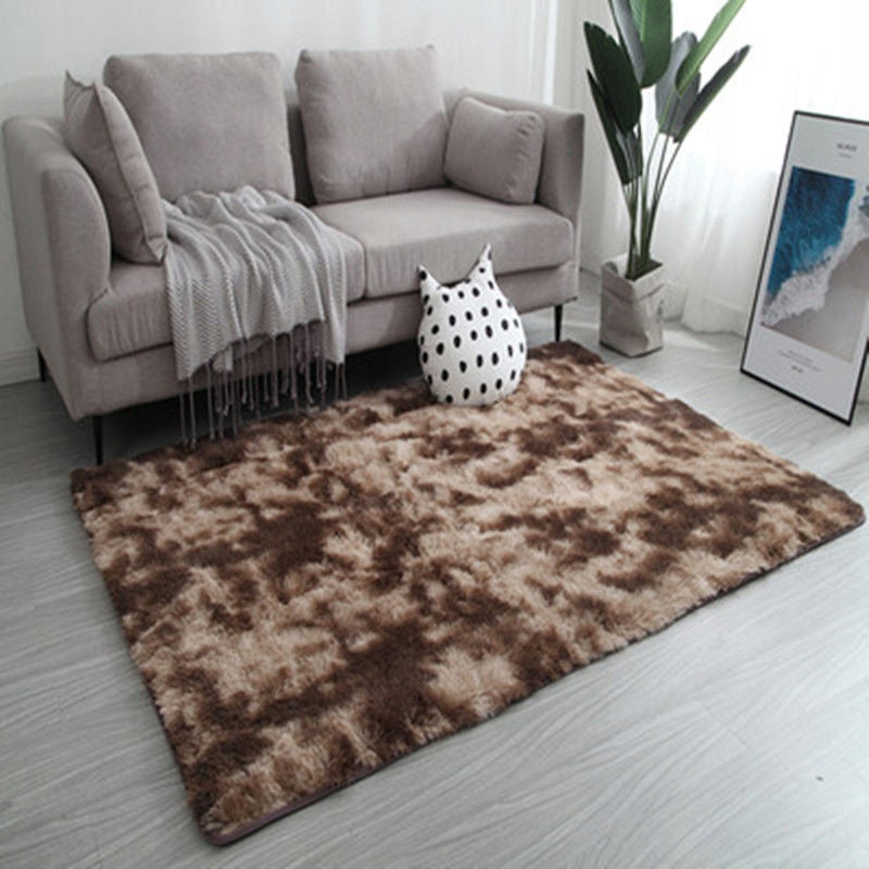 CARPET SHAGGY BROWN HAIRY RABBIT 120x170 cm SOFT PLUSH XXL Manufacturer code PLUSZ BRĄZOWY DO POKOJU SALONU