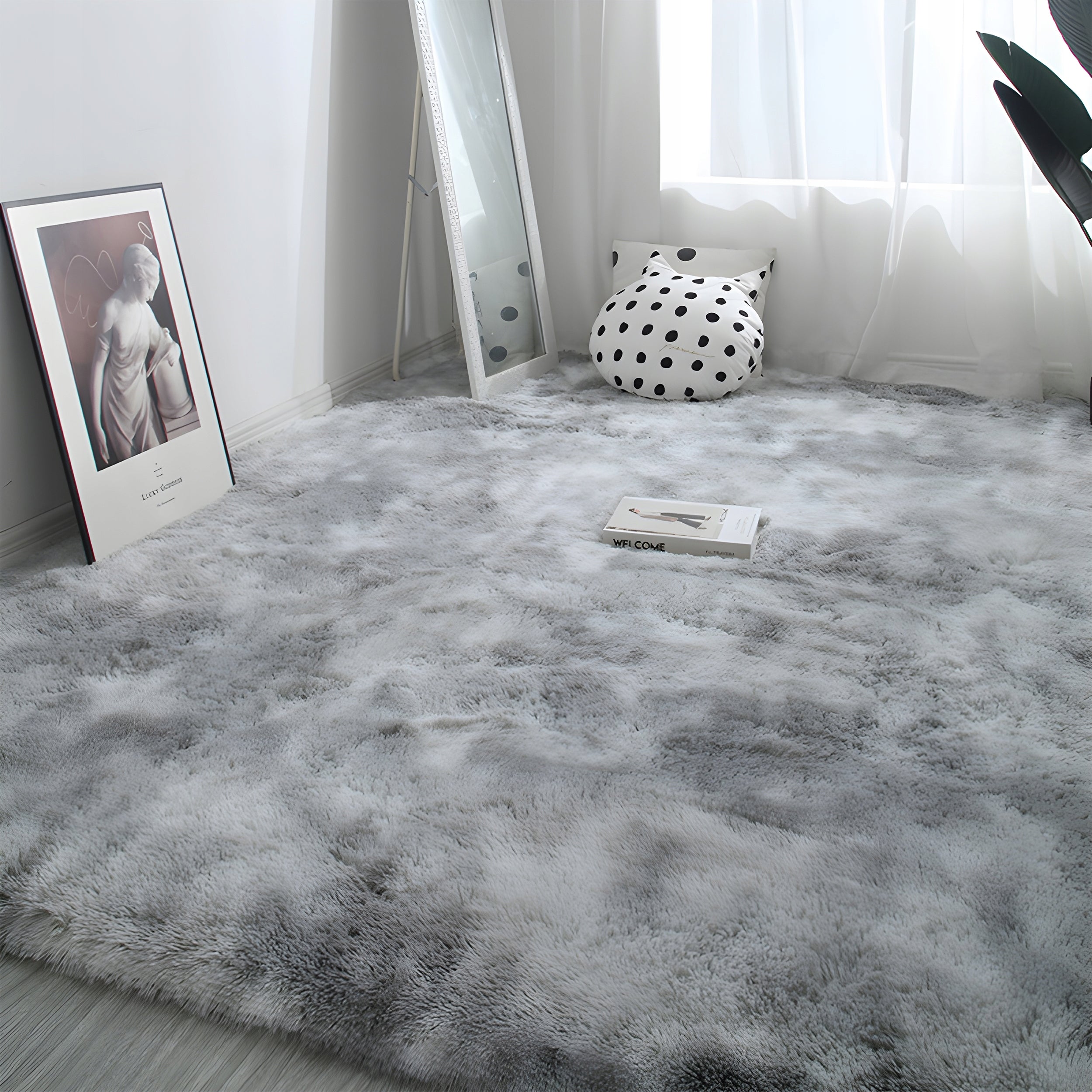 CARPET SHAGGY FLUFFY 120X170 FOR BEDROOM LIVING ROOM FUR RECTANGLE EAN (GTIN) 5902311351121