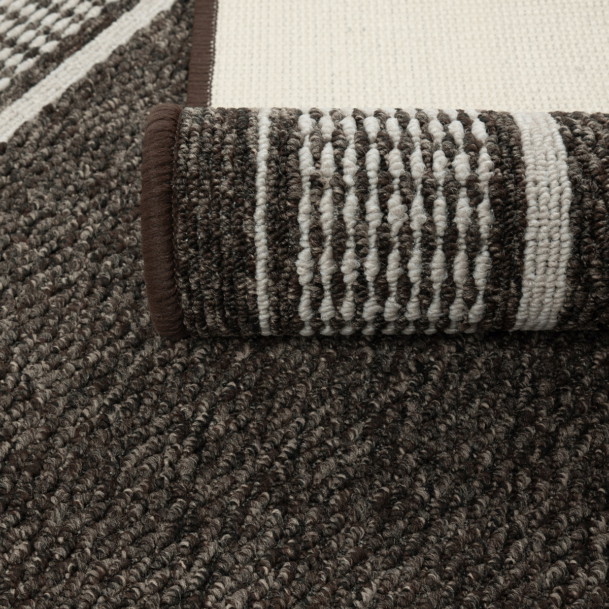 CARPET SIDEWALK NON-SLIP 67x160cm FOR KITCHEN HALLWAY BROWN WOVEN Manufacturer code 509304