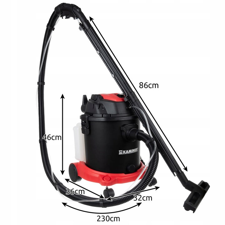 CARPET UPHOLSTERY WASHING VACUUM CLEANER 3IN1 STRONG SET 20L Maximum power 1400 W