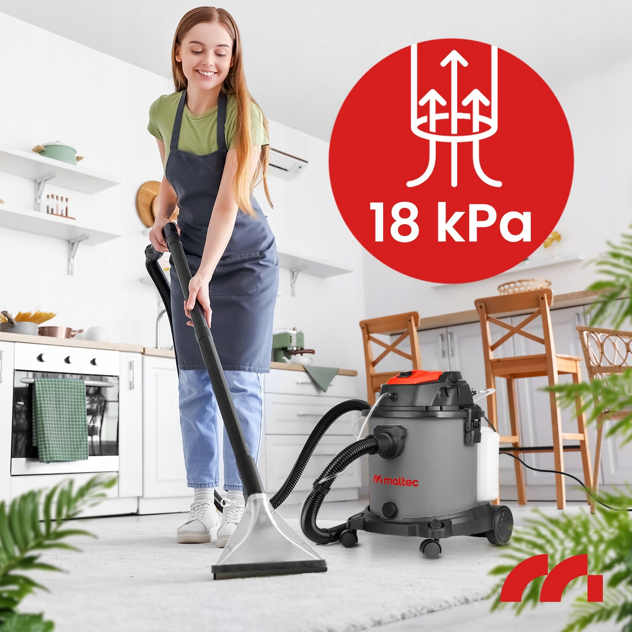 CARPET UPHOLSTERY WASHING VACUUM CLEANER NARROW SUCTION CUP 4IN1 STRONG 2200W Manufacturer code Odkurzacz Piorący MalTec 112707