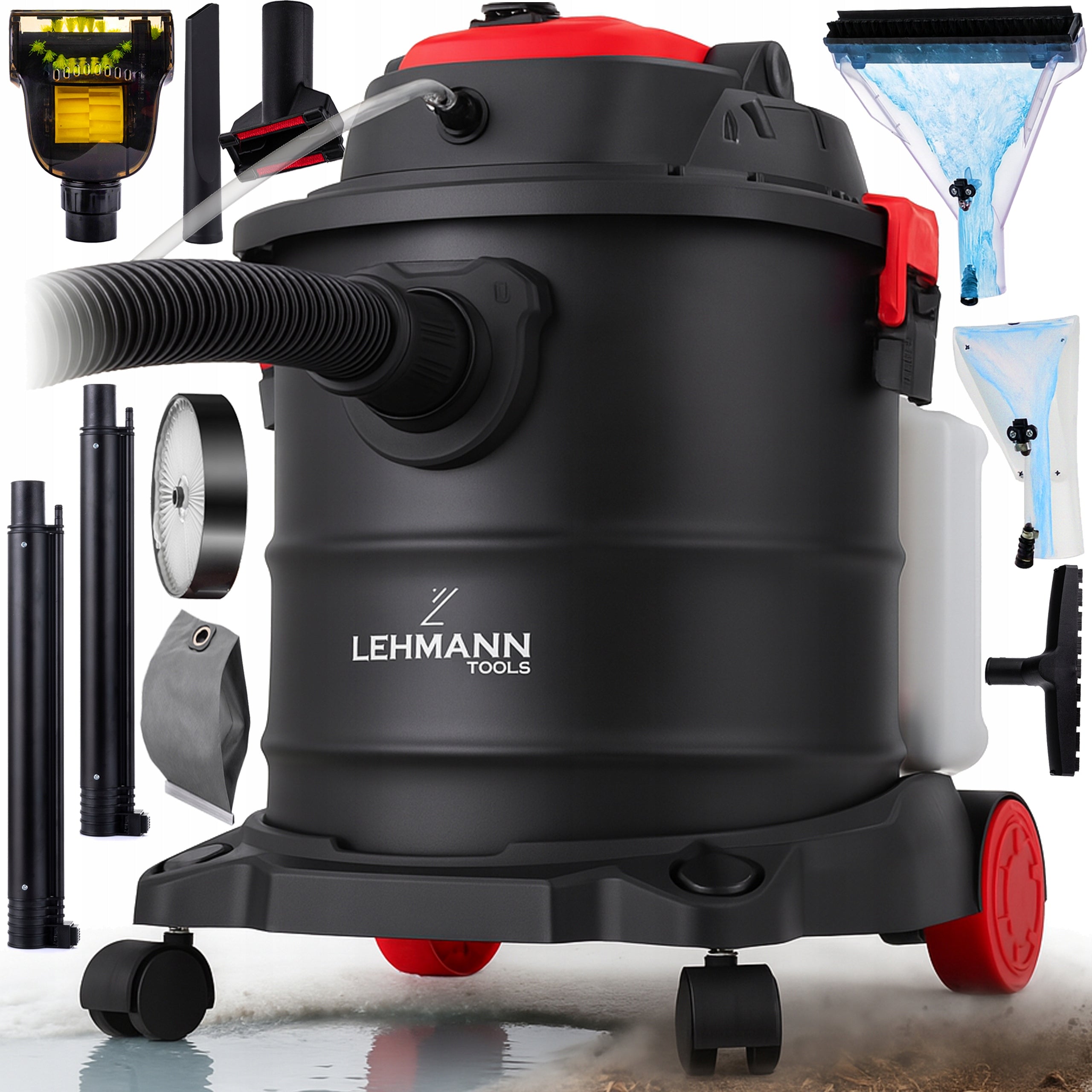 CARPET UPHOLSTERY WASHING VACUUM CLEANER WET DRY LAUNDRY SET 2000W
